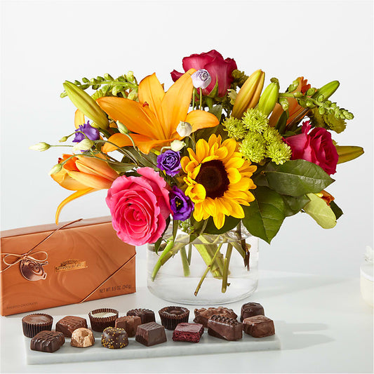 Best Day Bouquet and Chocolate Bundle